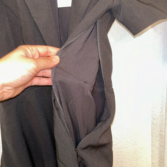 NWT BOSKEMPER Ellie Deep-V Mini Dress Black SZ: X-Small Anthro Free People - Picture 10 of 14